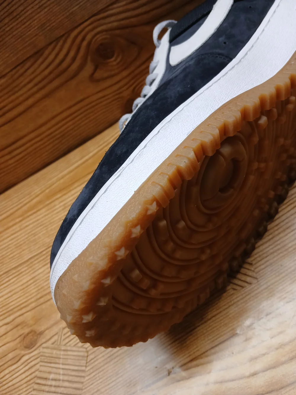 Nike Airforce 1 Men's Black and White Low-Top Sneaker